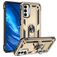 Mobigear Armor Ring Samsung Galaxy M23 Hoesje Hardcase Backcover Shockproof met Ringhouder - Goud