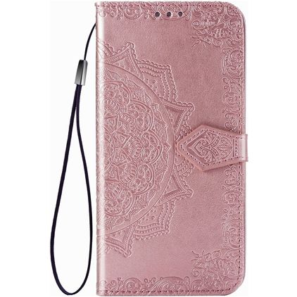 Mobigear Mandala OPPO Reno 3 Pro Hoesje Bookcase Portemonnee - Roségoud
