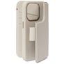 Decoded Detachable Wallet iPhone 15 Pro MagSafe Hoesje Echt Leer Uitneembare 2in1 Bookcase Portemonnee - Clay