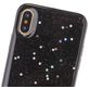 Mobigear Glitter iPhone XS Max Hoesje Hardcase Backcover - Zwart