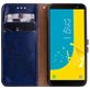 Mobigear Wallet Samsung Galaxy J6 (2018) Hoesje Bookcase Portemonnee - Blauw
