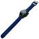 Mobigear Bumpy Siliconen Smartwatch Bandje Gespsluiting - Universeel 22 mm connector - Donkerblauw