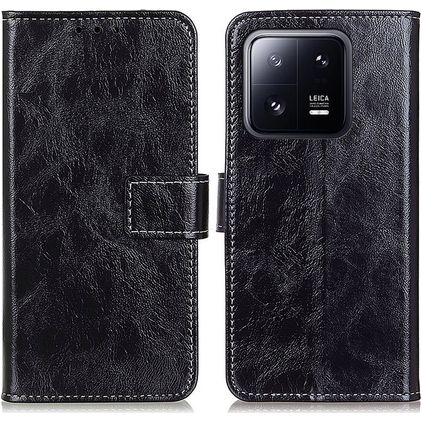 Mobigear Basic Xiaomi 13 Hoesje Bookcase Portemonnee - Zwart