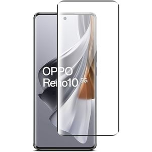 Mobigear Premium OPPO Reno 10 Glazen Screenprotector - Case Friendly - Zwart