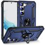 Mobigear Armor Ring Samsung Galaxy S23 Hoesje Hardcase Backcover Shockproof met Ringhouder - Blauw