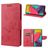 Mobigear Butterfly Samsung Galaxy M53 Hoesje Bookcase Portemonnee - Rood