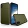Mobigear Card iPhone XS Hoesje Hardcase Backcover Shockproof met Pasjeshouder - Legergroen