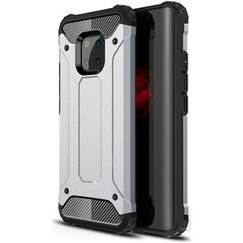 Mobigear Outdoor Huawei Mate 20 Pro Hoesje Hardcase Backcover Shockproof - Zilver Mobigear Outdoor Huawei Mate 20 Pro Hoesje Hardcase Backcover Shockproof - Zilver