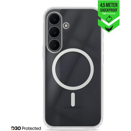 Striker X-Core Xtreme Impact Doorzichtig Samsung Galaxy S26 FE MagSafe Hoesje Hardcase Backcover Shockproof - Transparant