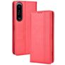 Mobigear Sensation Sony Xperia 1 IV Hoesje Bookcase Portemonnee - Rood