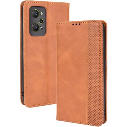 Mobigear Sensation Realme GT2 Hoesje Bookcase Portemonnee - Bruin