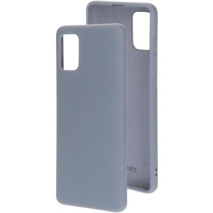 Mobiparts Samsung Galaxy A51 Siliconen Hoesje Backcover - Royal Grey