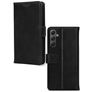 Mobilize Wallet Samsung Galaxy A34 Hoesje Echt Leer Bookcase Portemonnee - Zwart
