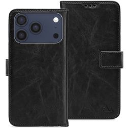 My Style Flex Wallet iPhone 17 Pro Hoesje Bookcase Portemonnee - Zwart