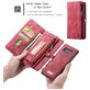Caseme 008 Samsung Galaxy S10 Plus Hoesje Uitneembare 2in1 Bookcase Portemonnee - Rood