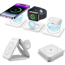 Valenta 3-in-1 Draadloze lader Qi Wireless - Wit