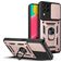 Mobigear Armor Ring Cam Slide Samsung Galaxy M53 Hoesje Hardcase Backcover Shockproof met Ringhouder - Roségoud