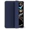 Decoded Textured Slim iPad Pro 11 Inch (2024) Hoes Flexibel Siliconen Bookcase - Navy Peony