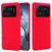 Mobigear Rubber Touch Xiaomi Mi 11 Ultra Siliconen Hoesje Backcover - Rood