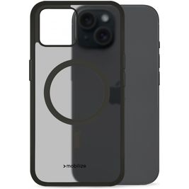 Mobilize Hybrid iPhone 15 MagSafe Hoesje Hardcase Backcover Shockproof - Zwart