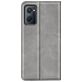 Mobigear Retro Slim OPPO A96 Hoesje Bookcase Portemonnee - Grijs