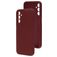 Mobiparts Samsung Galaxy A14 Siliconen Hoesje Backcover - Plum Red