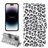 Mobigear Leopard iPhone 14 Pro Max Hoesje Bookcase Portemonnee - Wit