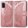 Mobigear Wallet Book Case Butterfly Rose Gold for Samsung Galaxy A41