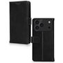 Mobilize Wallet iPhone 17 Pro Hoesje Echt Leer Bookcase Portemonnee - Zwart