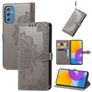 Mobigear Mandala Samsung Galaxy M52 Hoesje Bookcase Portemonnee - Grijs