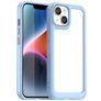 Mobigear Crystal iPhone 15 Plus Hoesje Hardcase Backcover - Transparant / Blauw