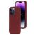 Mobiparts iPhone 14 Pro Siliconen Hoesje Backcover - Plum Red