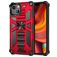 Mobigear Armor Stand iPhone 13 Pro Hoesje Hardcase Backcover Shockproof met Standaard - Rood
