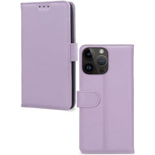Mobilize Premium Gelly Wallet iPhone 14 Pro Max Hoesje Bookcase Portemonnee - Paars