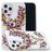 Mobigear Design iPhone 12 Hoesje Flexibel TPU Backcover - Bloemen