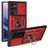 Mobigear Armor Ring Cam Slide Samsung Galaxy S22 Ultra Hoesje Hardcase Backcover Shockproof met Ringhouder - Rood