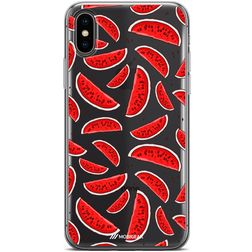 Mobigear Design iPhone XS Max Hoesje Flexibel TPU Backcover - Watermeloen
