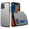 Mobigear Rugged Credit Card Case zilver Apple iPhone 12 Mini Mobigear Rugged Credit Card Case zilver Apple iPhone 12 Mini