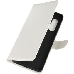 Mobigear Classic Motorola Edge Plus Hoesje Bookcase Portemonnee - Wit