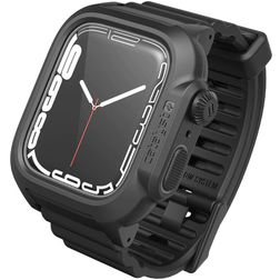 Catalyst Waterproof Case Siliconen Apple Watch - 45 mm Bandje Gespsluiting - Zwart