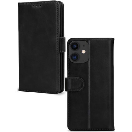 Mobilize Premium Gelly Wallet iPhone 11 Hoesje Bookcase Portemonnee - Zwart