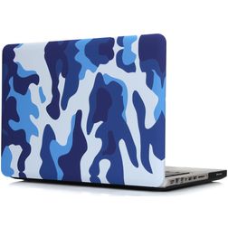 Mobigear Design MacBook Pro 15 Inch (2016-2019) Hoes Hardshell Laptopcover MacBook Case - Sea Camauflage - Model A1707 / A1990
