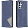 Mobigear Rhombus Slim Samsung Galaxy S23 FE Hoesje Bookcase - Blauw