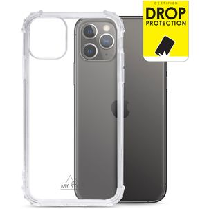 My Style Protective Flex Doorzichtig iPhone 11 Pro Hoesje Flexibel TPU Backcover Shockproof - Transparant