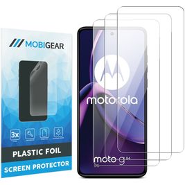 Mobigear Motorola Moto G84 Screenprotector Folie - Case Friendly (3-Pack)