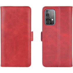 Mobigear Slim Magnet Samsung Galaxy A52s 5G Hoesje Bookcase Portemonnee - Rood