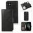 Mobigear Wallet iPhone 12 Pro Hoesje Uitneembare 2in1 Bookcase Portemonnee - Zwart