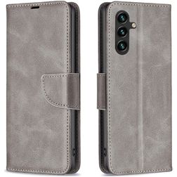 Mobigear Excellent Samsung Galaxy A35 Hoesje Bookcase Portemonnee - Grijs