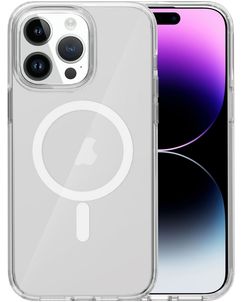 Mobigear Crystal Doorzichtig iPhone 15 Pro MagSafe Hoesje Hardcase Backcover - Transparant