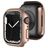 Mobigear Colors Dun Apple Watch - 45 mm Hardcase Hoesje - Roségoud